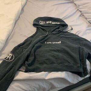 Call Her Daddy Barstool cropped hoodie